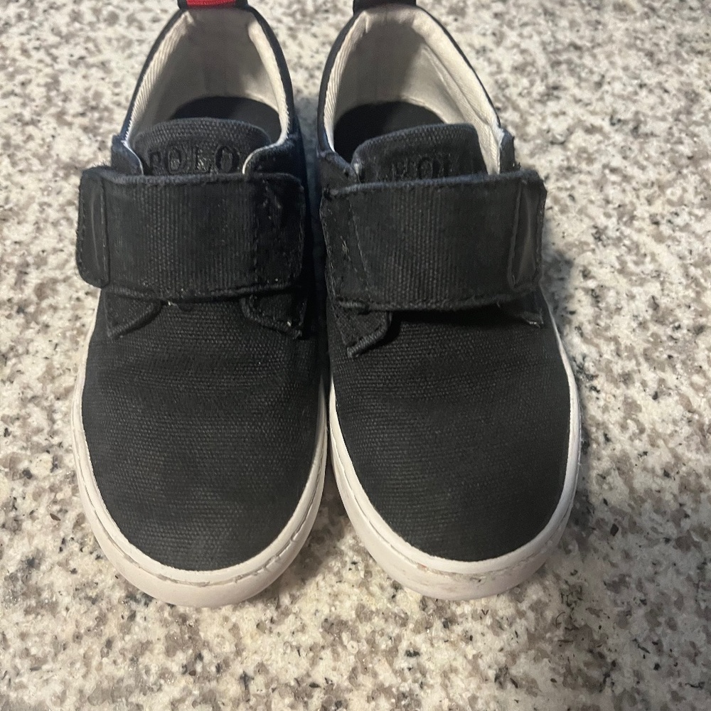 Toddler boys size 10 polo tennis shoes